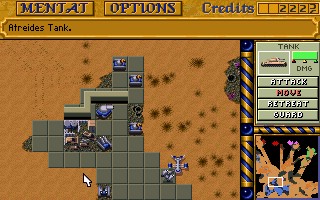 Atreides Final Level Screenshot showing advanced units
